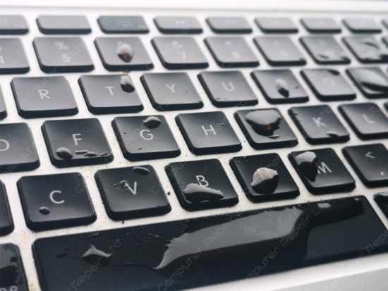 Liquid Damage spill laptop repairs cleaning London