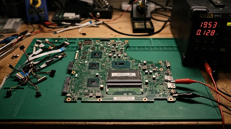 Motherboard Problem When Laptop Powers On Then Shuts Down After A Second Or Two