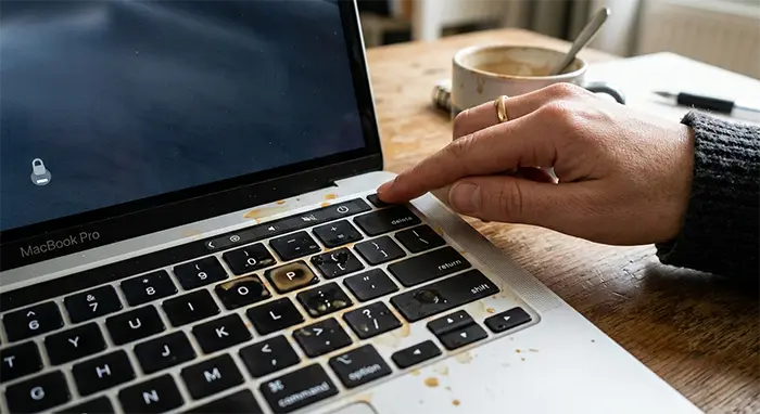 Step 1 Hold The Power Button Down Until It Shuts Off Completely Liquid Damage Repair London