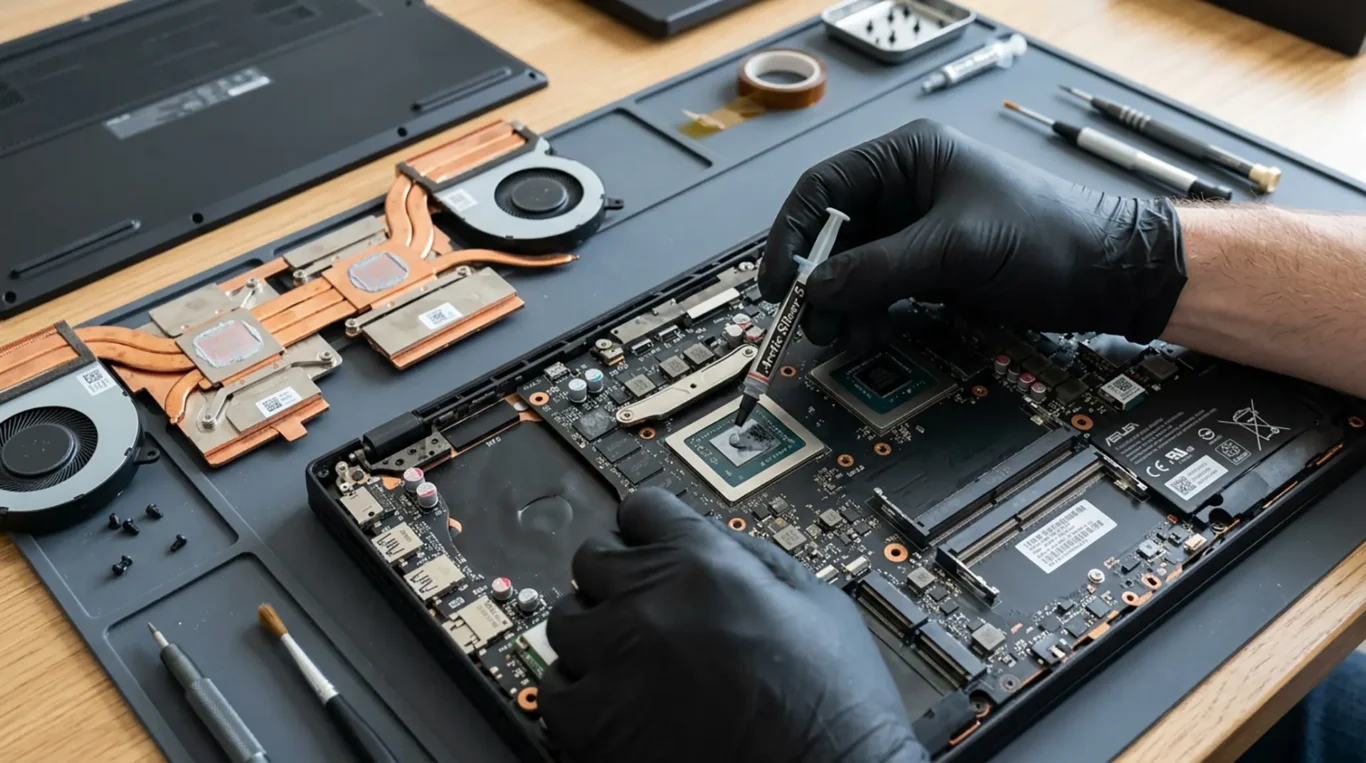 Thermal Paste Replacement Explained When Laptop Cleaning Is Not Enough