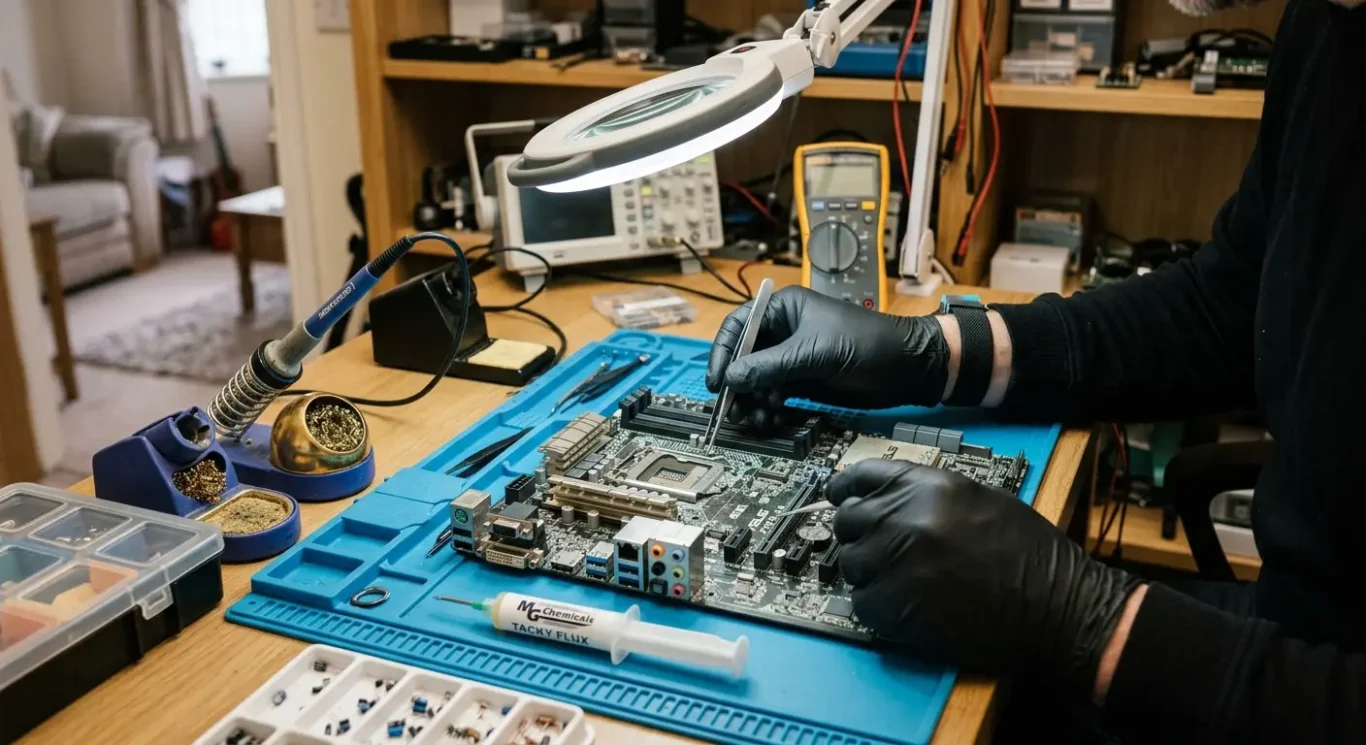 Can motherboard repair be done on site?