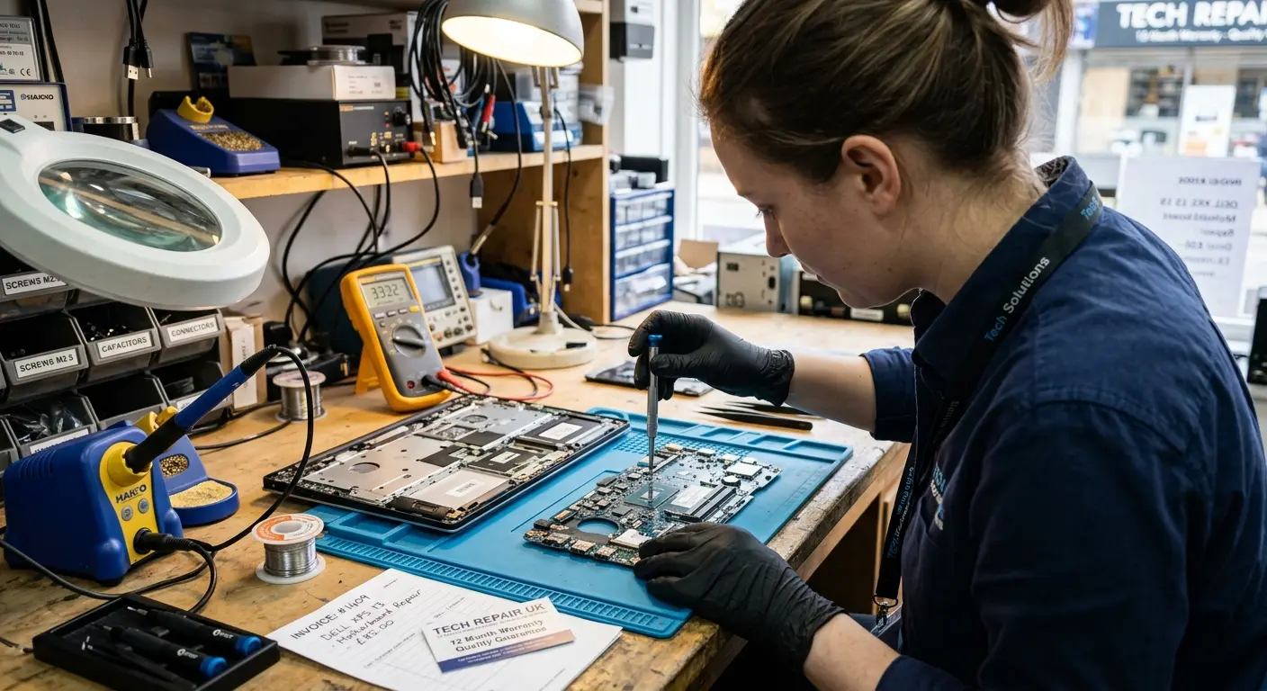 Cost, time, and warranty of motherboard repairs