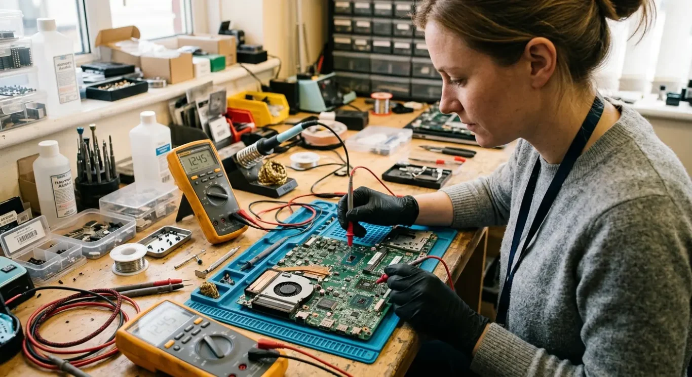 How long a motherboard repair takes