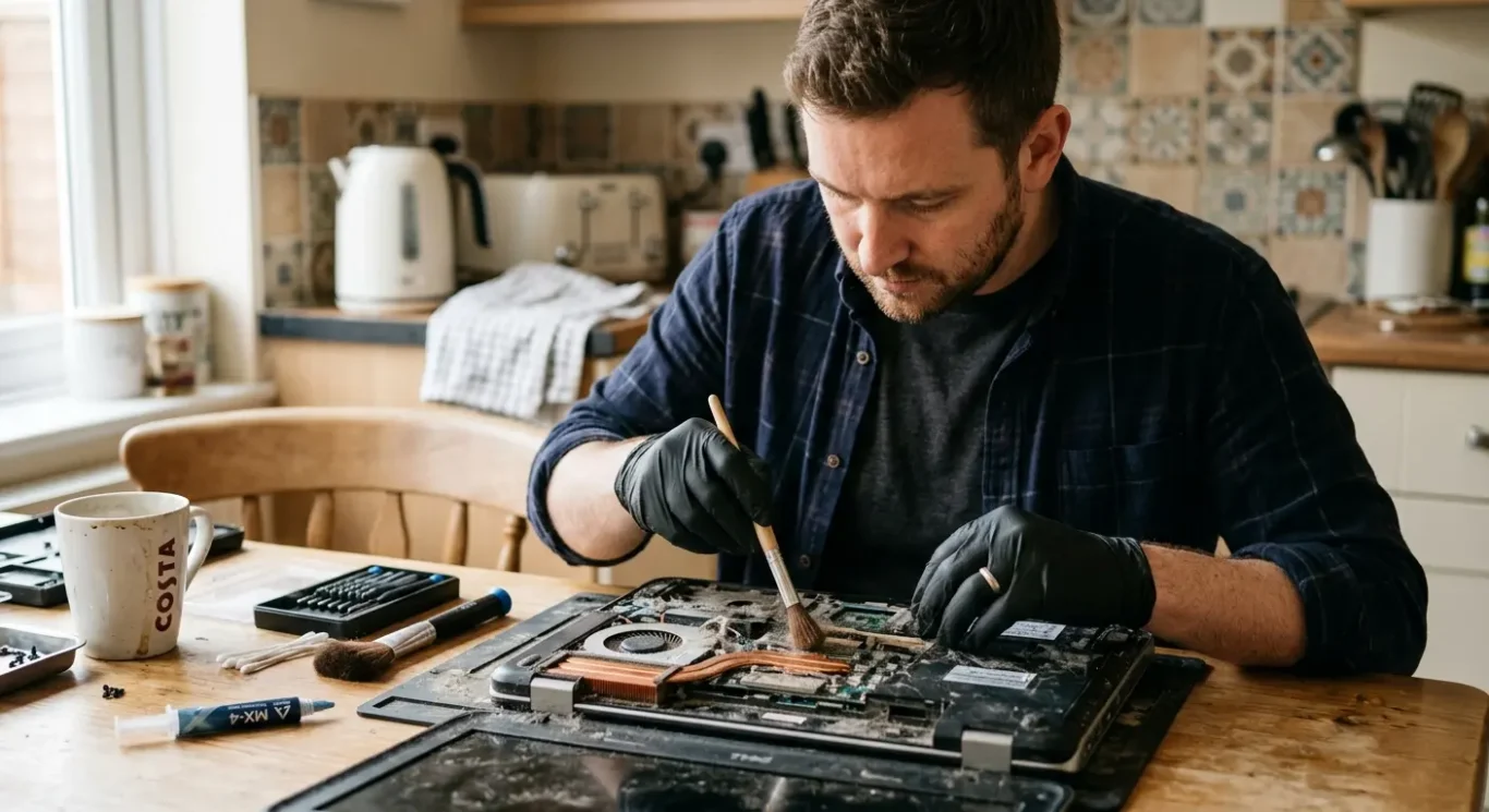 Recommended cleaning and repasting intervals by machine type