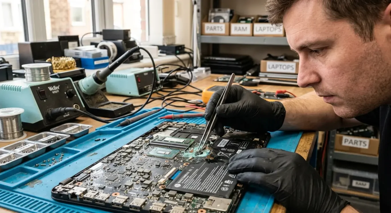 Signs the motherboard may still be repairable