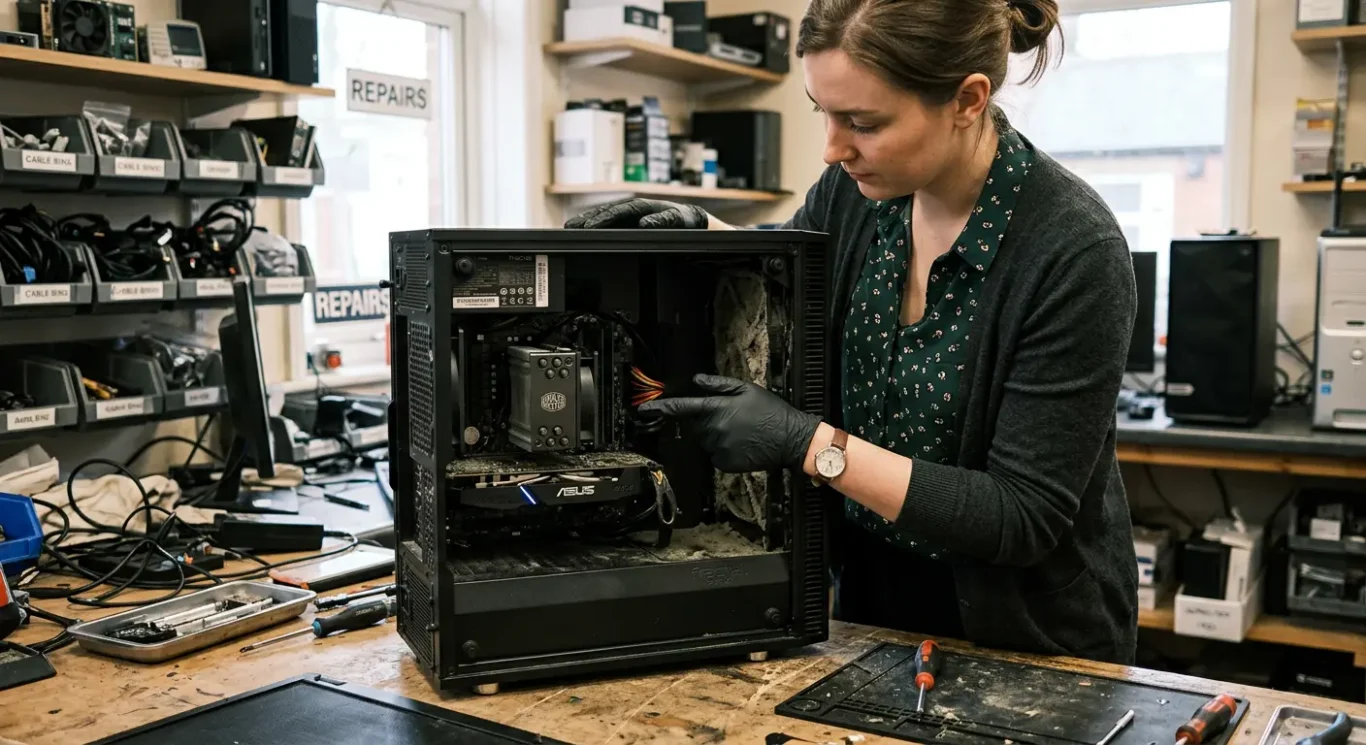 Signs the problem is dust, paste, or something else