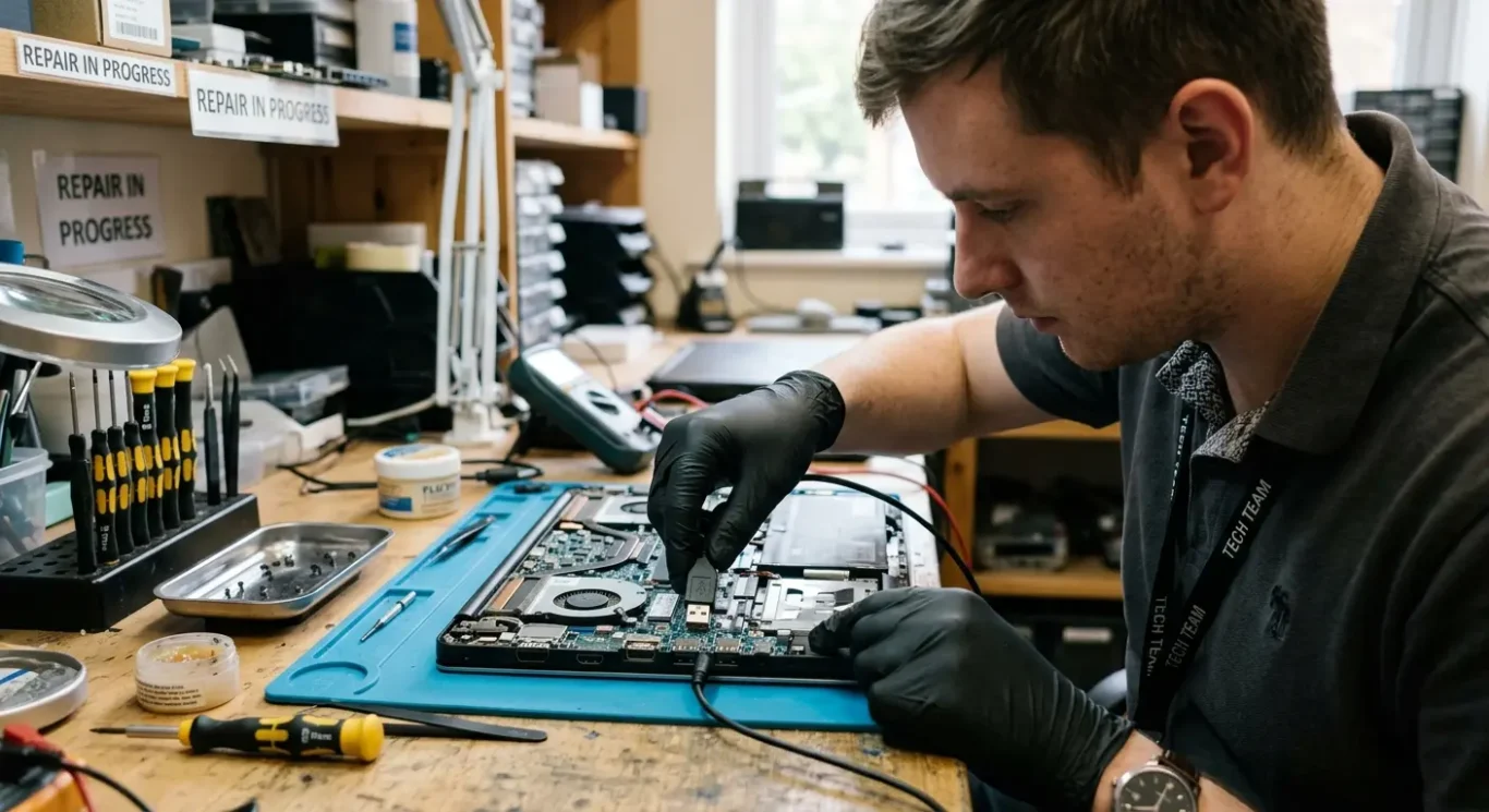 When USB ports, audio jacks or other connections stop behaving properly