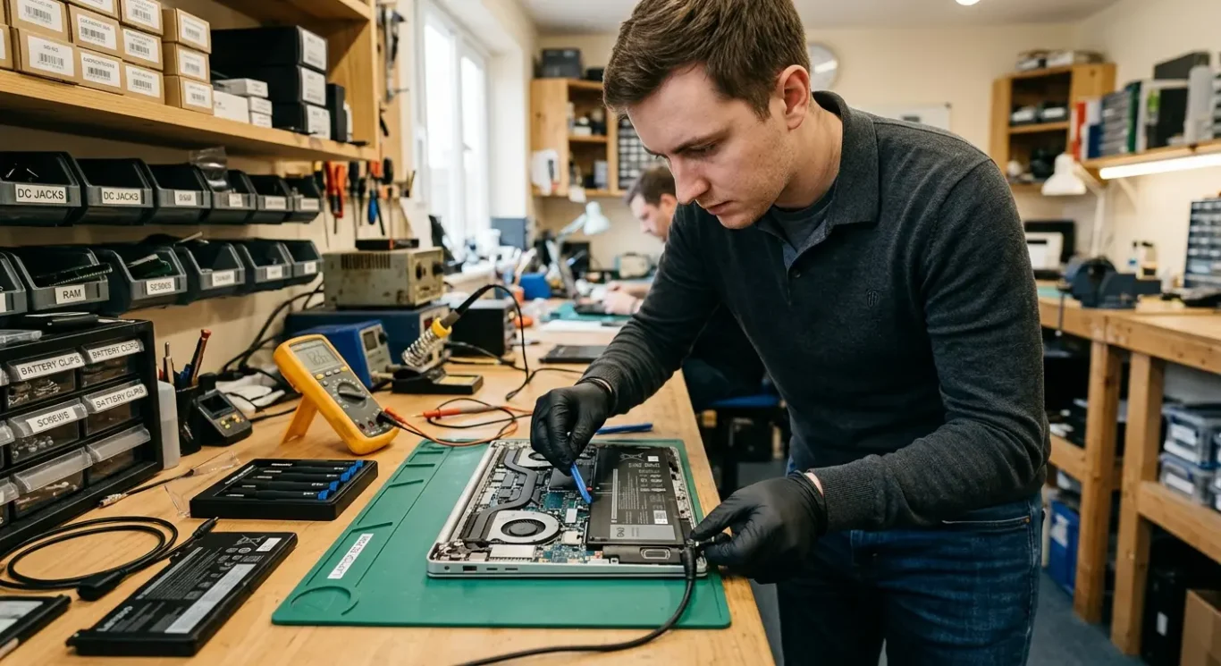 Why a laptop may only work when the charger is connected