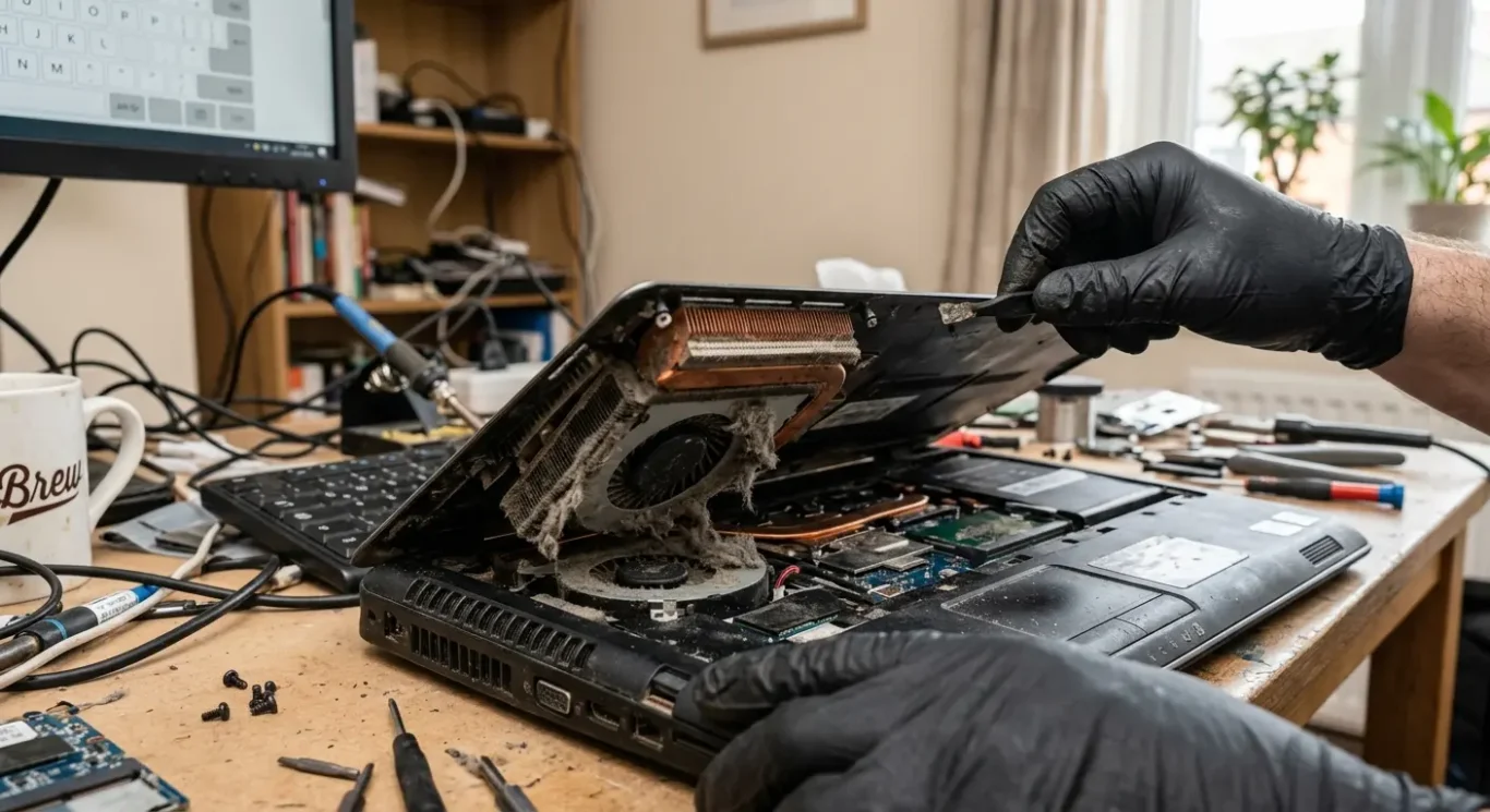 Dust and blocked airflow - the most common cooling issue