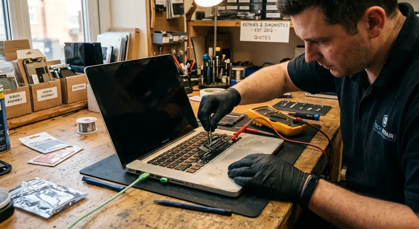 How to read laptop symptoms without guessing the fault