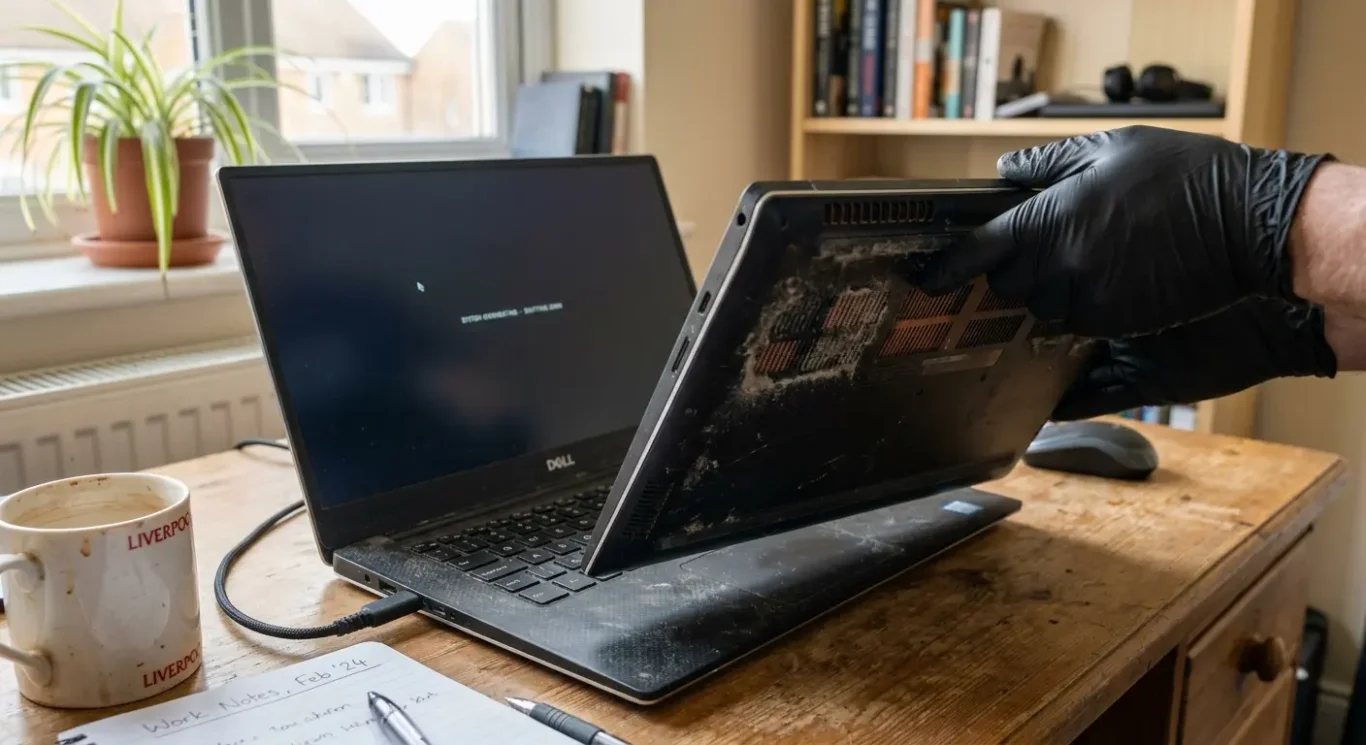 Overheating, loud fan noise, or sudden shutdowns