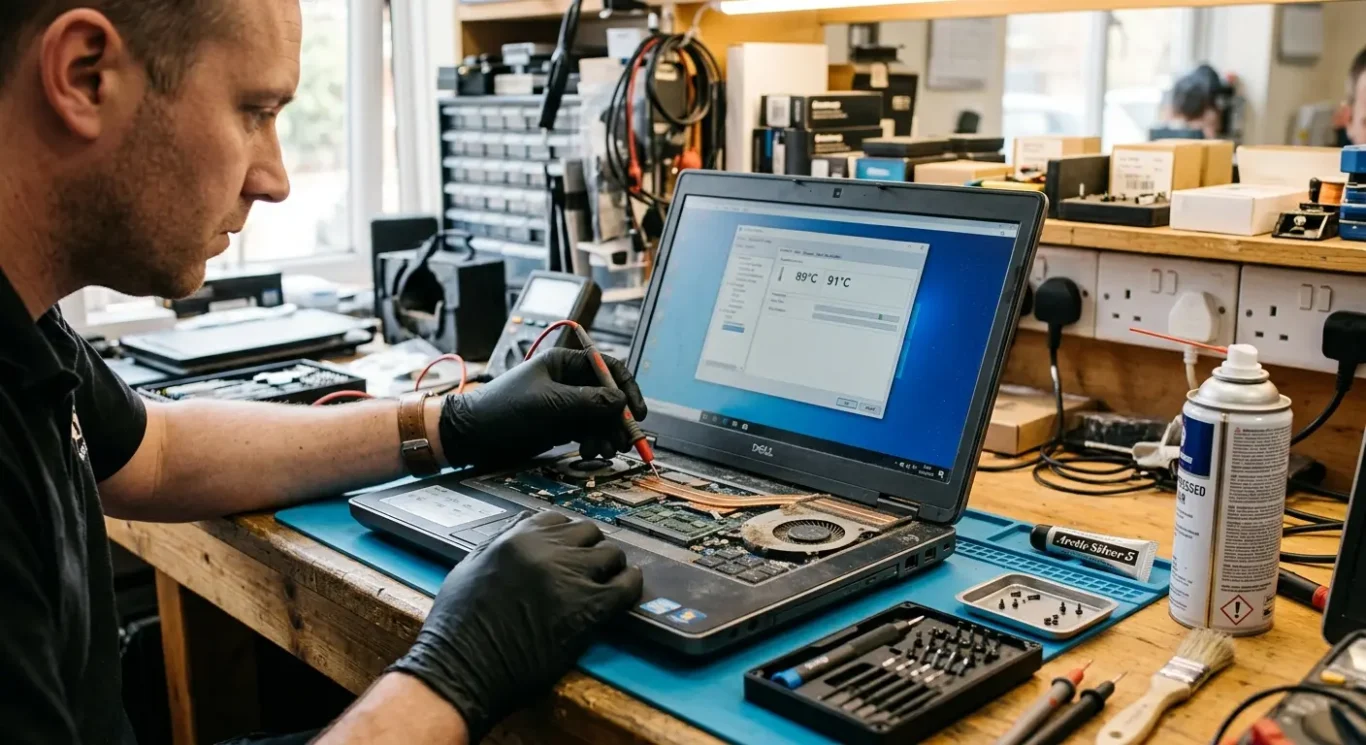 What overheating repair usually involves