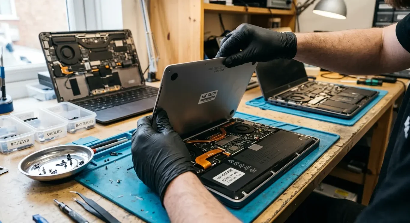What laptop battery replacement costs in the UK depend on