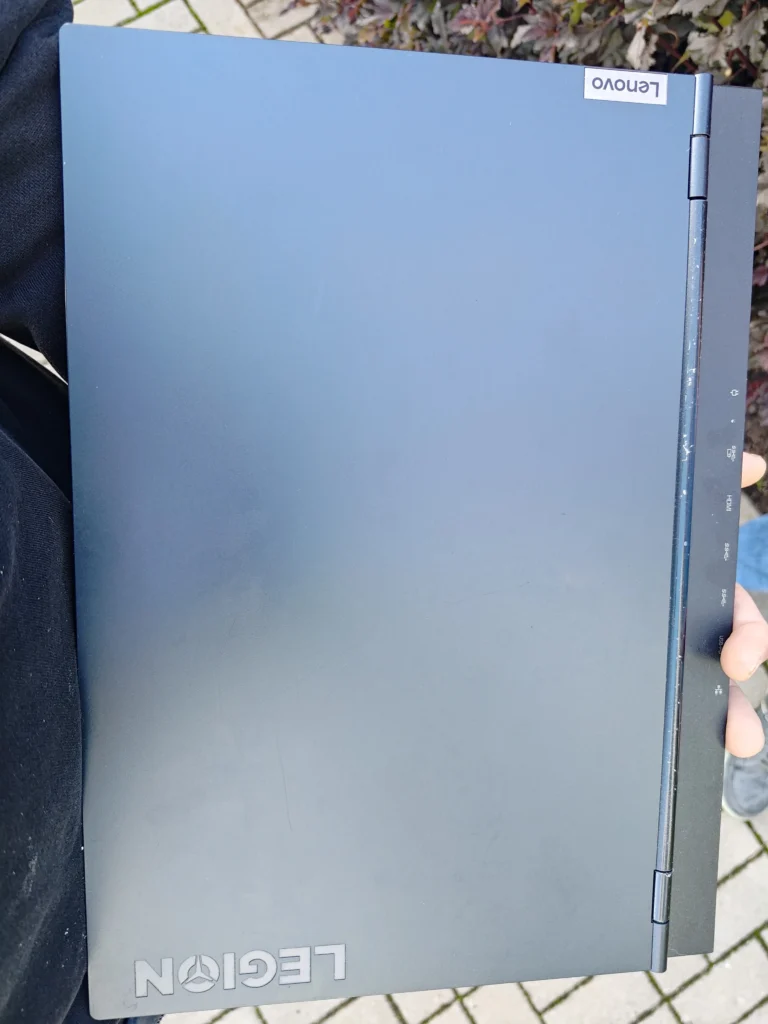 Lenovo Legion 5 15ACH6H laptop exterior without serial label